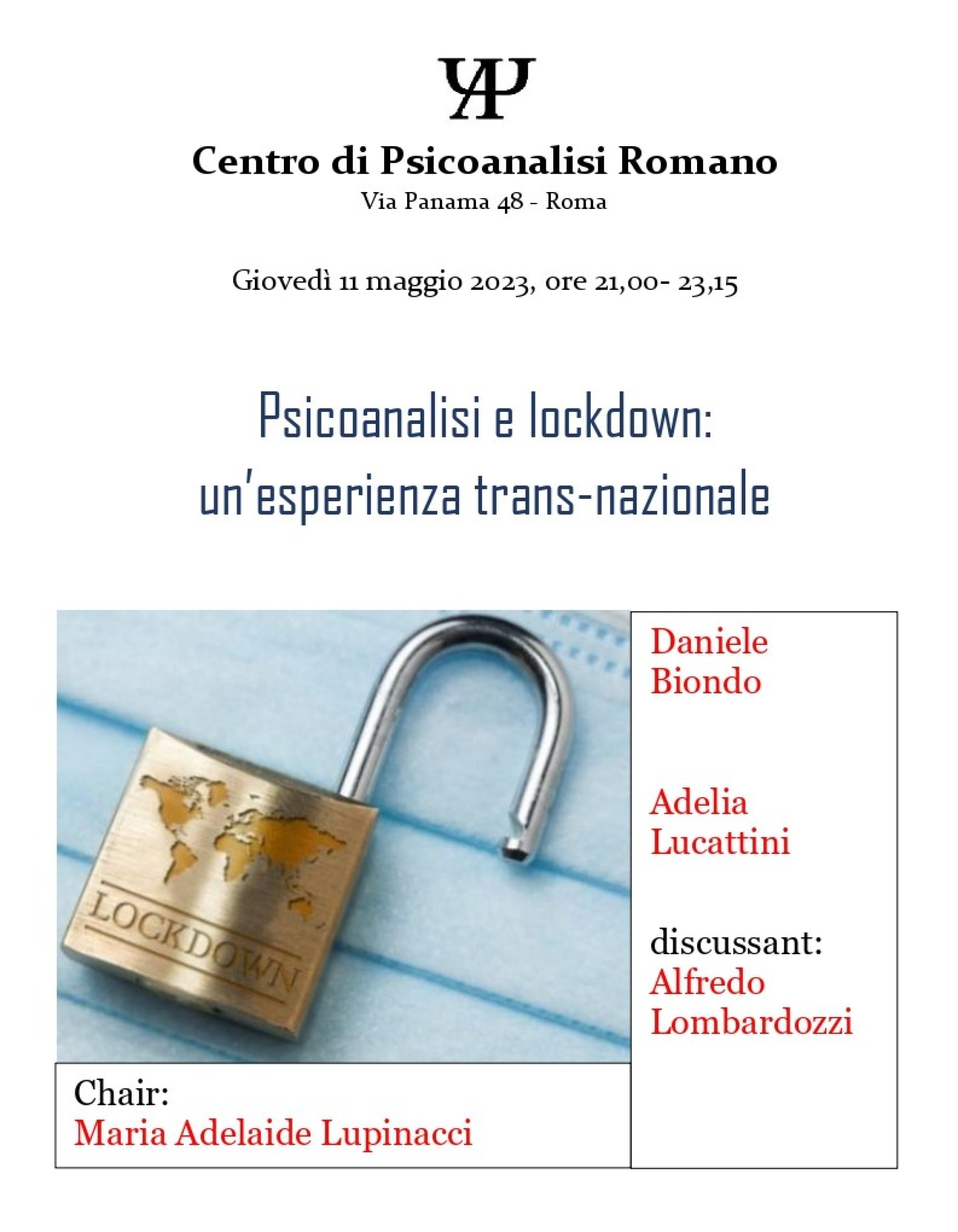 Psicoanalisi e lockdown: un’esperienza trans-nazionale.